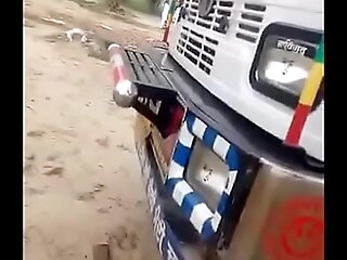 Indian lorry driver fucking in his shack